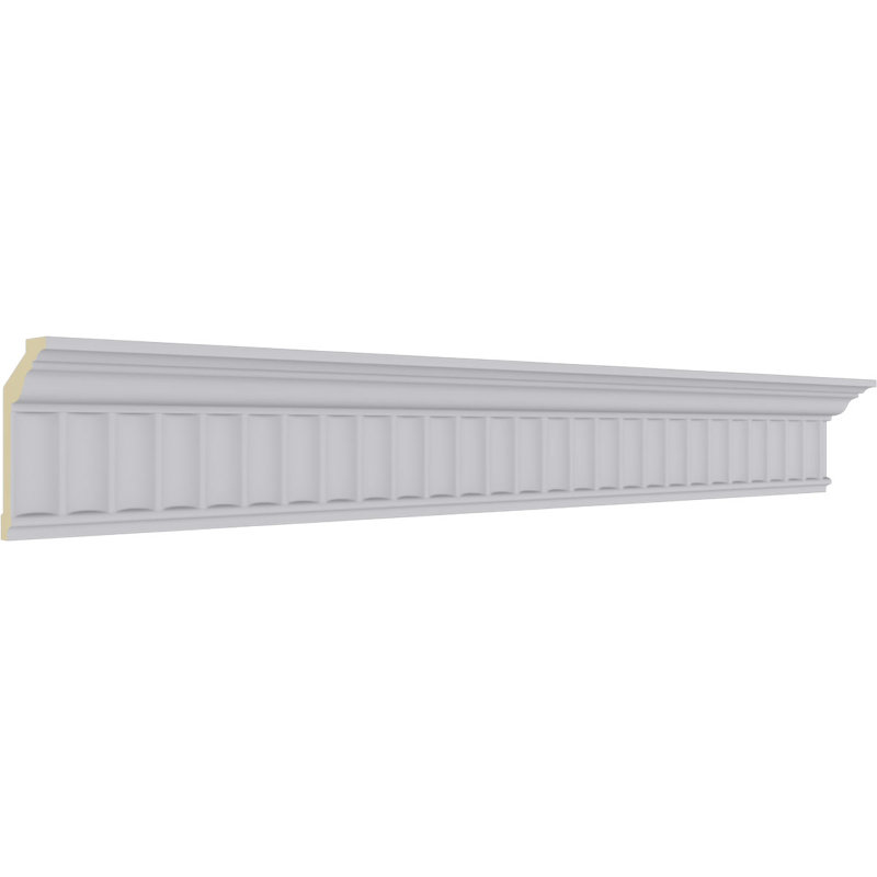 Primed Polyurethane Lyon Crown Moulding 4 3/4"H x 94 1/2"L