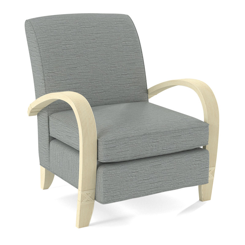 Vero Armchair, Bisque, White Performance Fabric; 0851-94