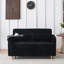Velours côtelé noir avec table mobile amovible et prise pour bureau pour les amoureux-1232359907