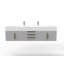 Ensemble de meuble-lavabo mural simple 72 po Nile-483649128-483649131-483649133