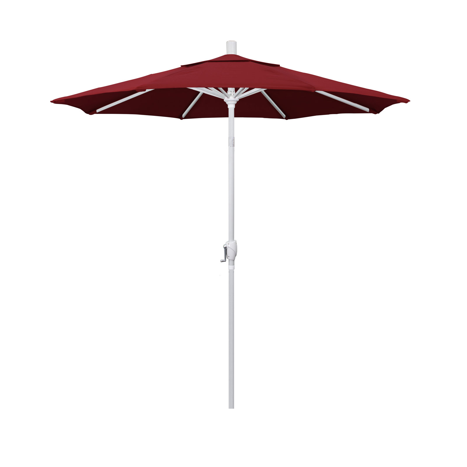 Wallach 90'' Outdoor Umbrella, Red- Olefin