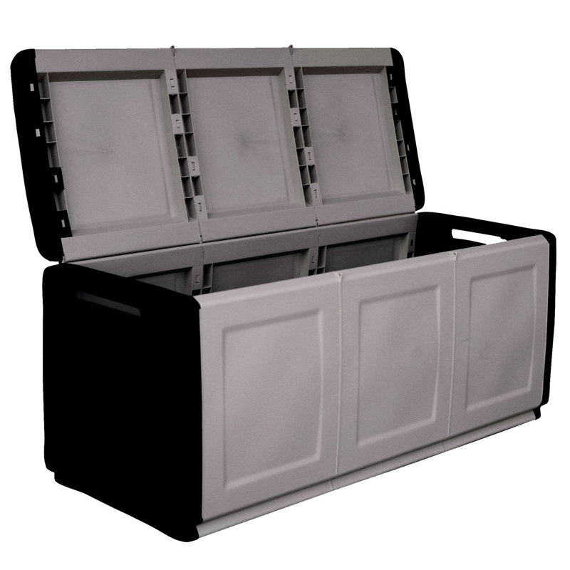 Polypropylene Multipurpose Container Trunk, Garage, 100% Made In Italy, 138X53H57 Cm, Grey