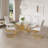 Gracieleigh Glass Top Pedestal Dining Set-403140055-403140054-407129206
