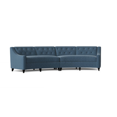 Charlotte Upholstered Curved Sectional Symmetrical