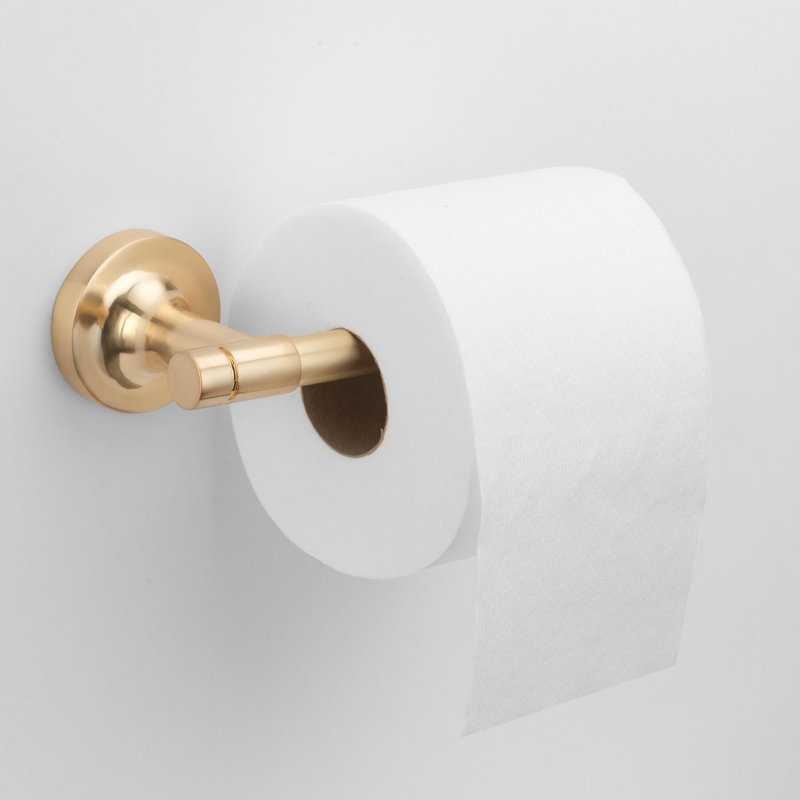 Avalon Tissue Holder Bath Hardware Accessory, Champagne Gold
