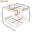 Lit superposé multifonctionnel avec tablettes de rangement et conception amovible-1305508450