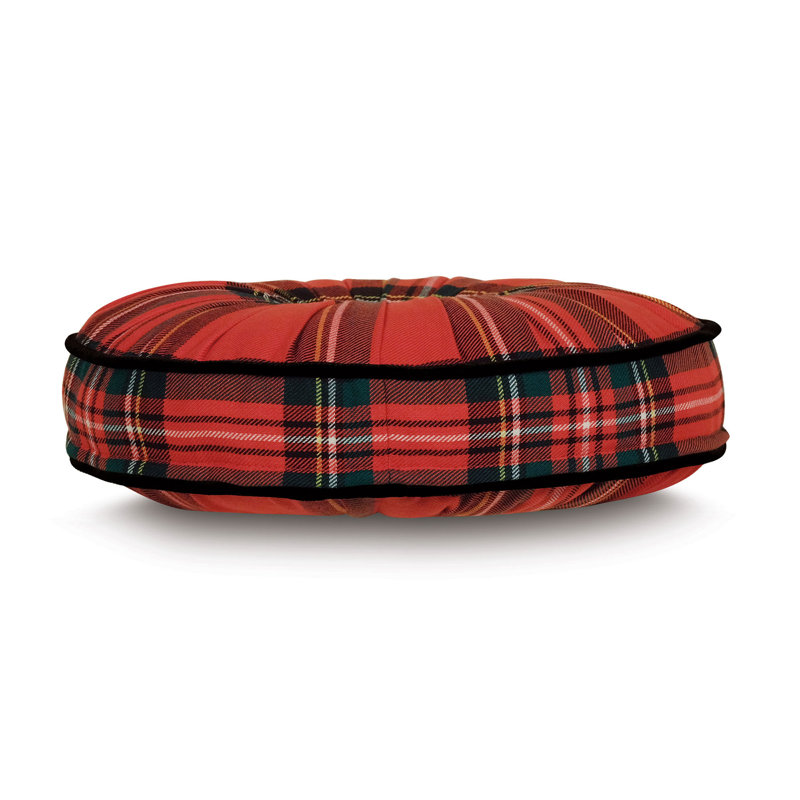 Holiday Traditional Circular Pillow Cover & Insert