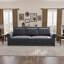 Canapé-lit Chesterfield avec garniture cloutée-1428505212