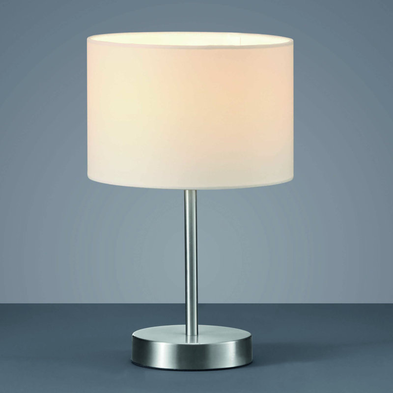 Berger Metal Table Lamp, White