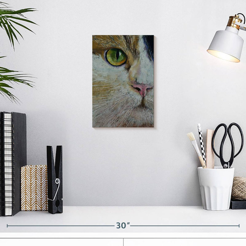 Bramico calico chat, H 12 po x l 8 po