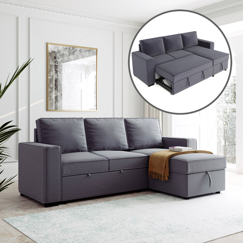 Nyxton Upholstered U-Shaped Sectional Reversible