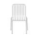 Abra Powder Coated Steel Outdoor Stacking Dining Side Chair