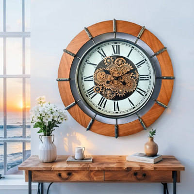 Solid Wood Wall Clock