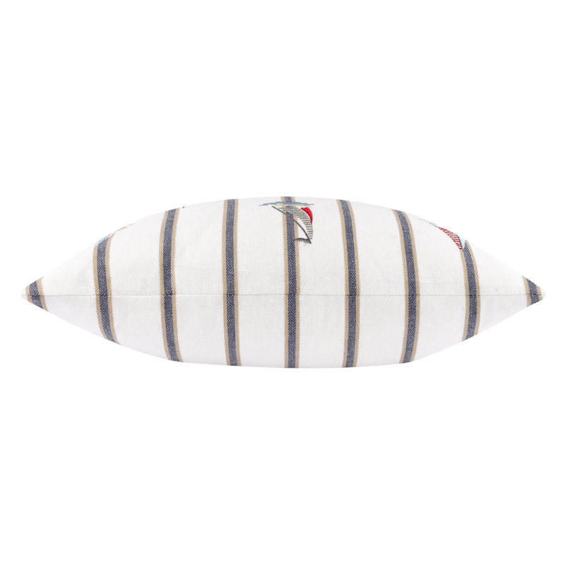 Ashritha Striped Cushion Cover, Cream, Square 45cm