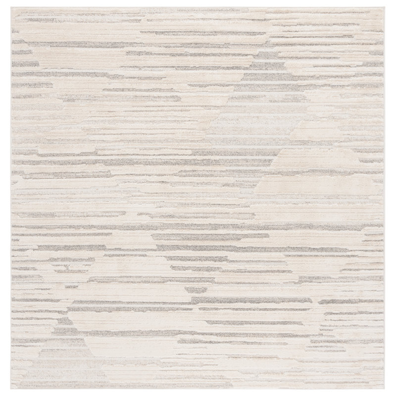 Elmhurst Performance Abstract Rug, Square 6'7"