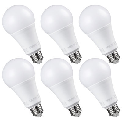 Ampoules DEL A21, IRC 80+, à intensité variable, 22 W (équivalent à 150 W), 2550 lumens, lumière du jour 5000K