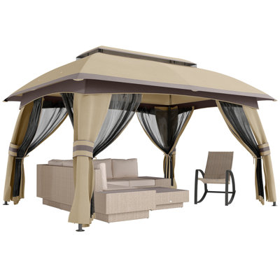 Pavillon de jardin en acier