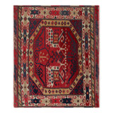 One-of-a-Kind Rectangle 2'11" X 3'6" Hand Knotted Area Rug