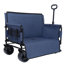Chariot de chariot pliant convertible 3-en-1 avec banc et rangement - Chariot utilitaire robuste de 500 lb-116474553