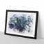 Yellow Moonthe Mountain - Picture Frame Painting Print-56842808-56842809