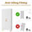 75" Kitchen Pantry,Wood Storage Cabinet with Adjustable Shelves-2066179613