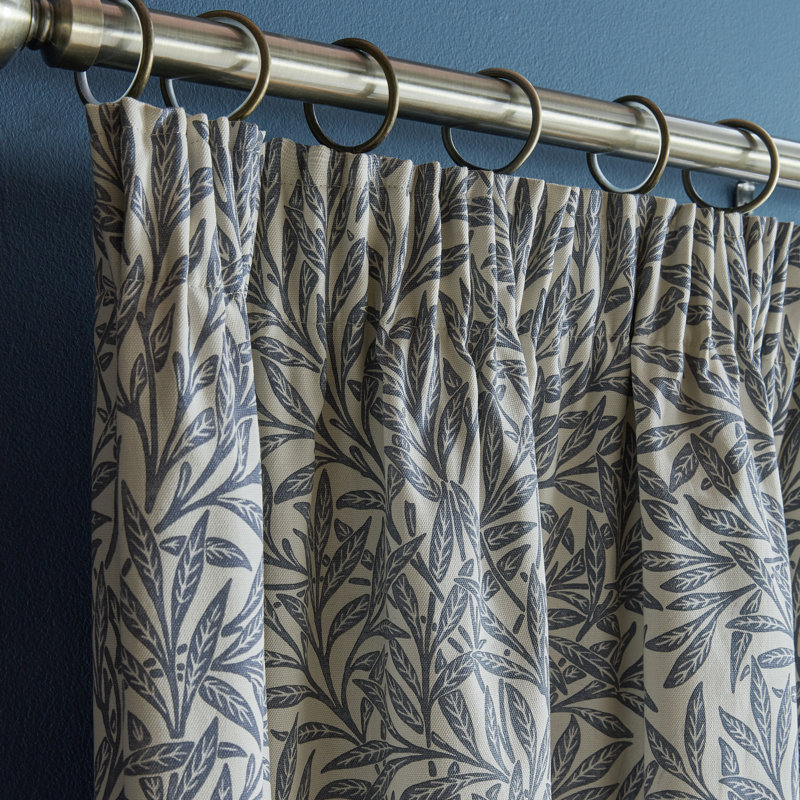 Cotton Blend Blackout Curtain Panel Pair, 168cm W x 137cm L