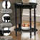 Moravian Oval End Table with Shelf