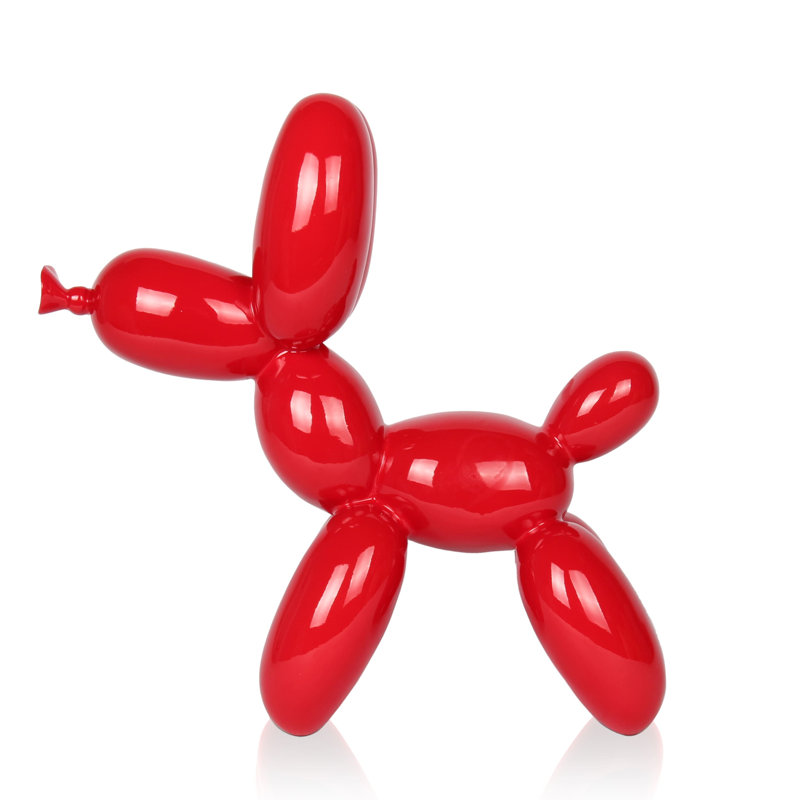 Aagje Animals Figurines & Sculptures, Red, 27cm H x 26cm W x 9.5cm D