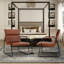 Fauteuil en cuir de 24 po de largeur
