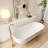 68.9“Freestanding Bathtub Solid Surface Freestanding Soaking Tub-111987447