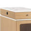Îlot de cuisine extensible avec table de salle à manger, rangement double-face et prise de courant intégrée pour une utilisation polyvalente et une efficacité maximale de l'espace-919890962