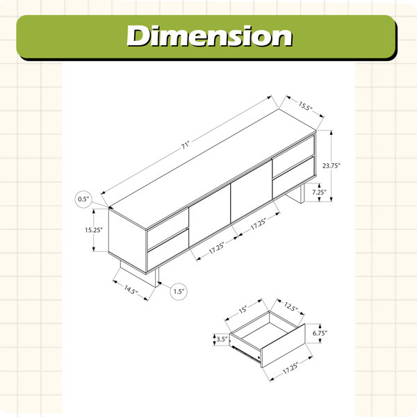 Dimensions du produit