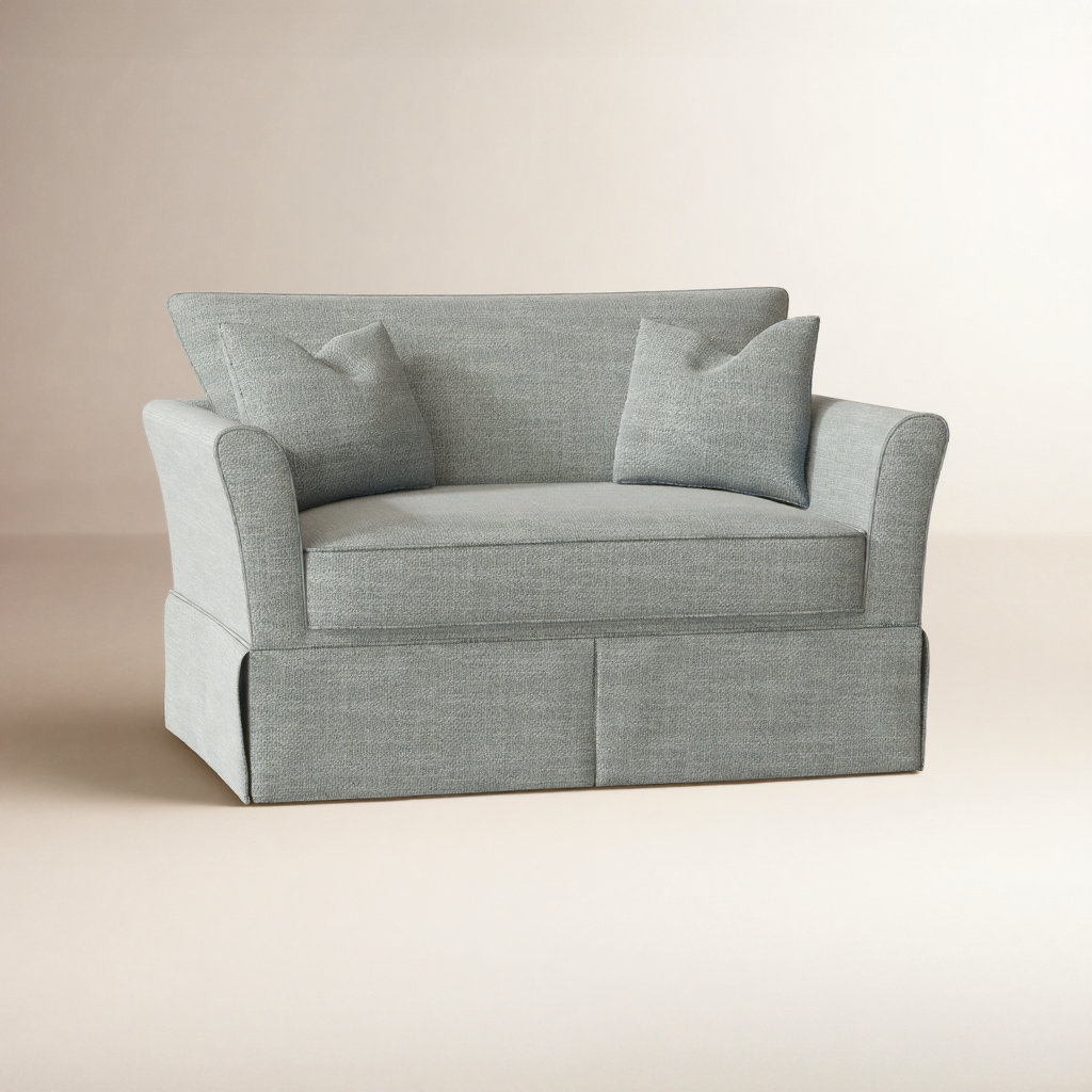 Shelby Upholstered Accent Chair, Conversation Capri Basketweave