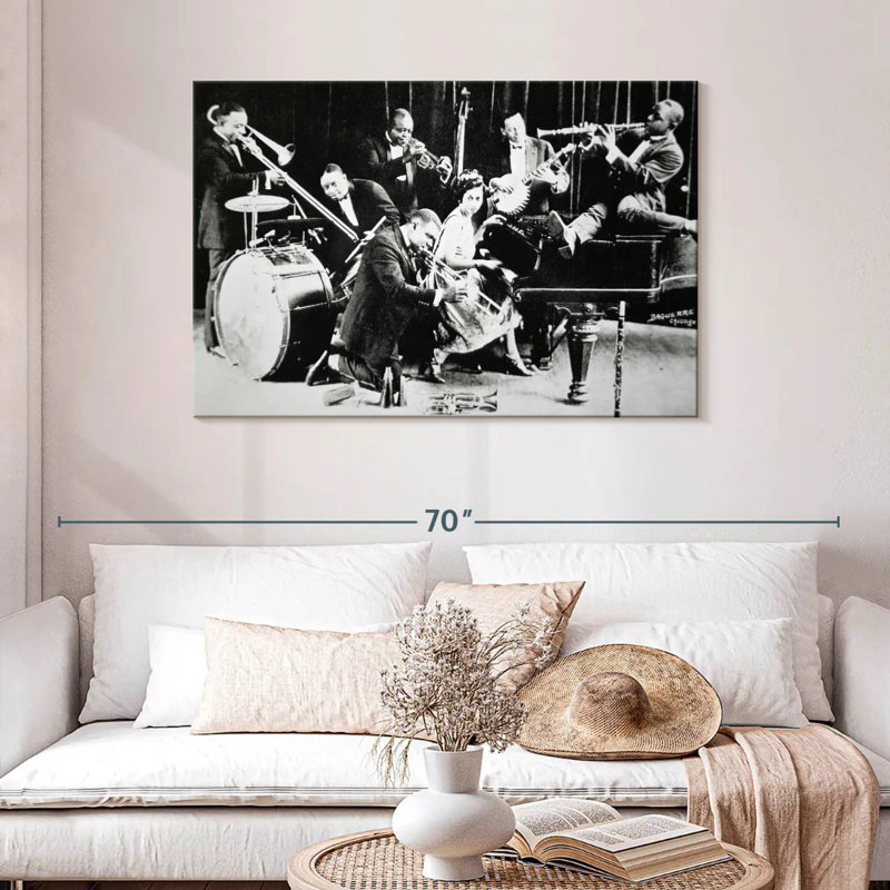 Abarca King Oliver's Creole Jazz Band, 30" H x 45" W