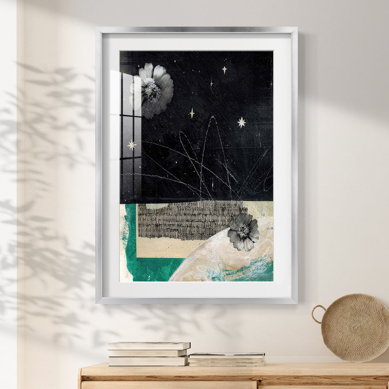 Quelle beauté - impression encadrée, H 25,5 po x l 17,5 po, Argent argent