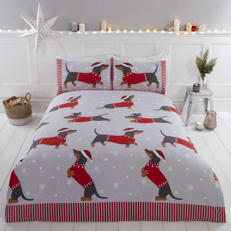 Cotton Blend Duvet Cover Set with Pillowcases, Single Duvet Cover + 1 Standard Pillowcase