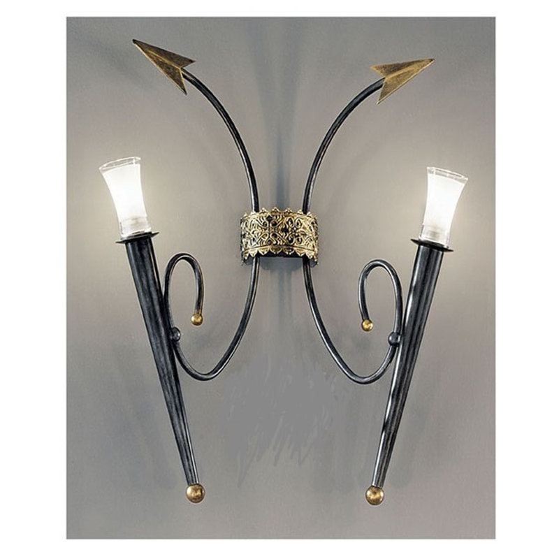Dominique Iron Armed Sconce