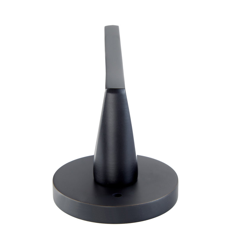 Bravura 839-6 Delray Privacy Lever on Round Contemporary Rose in Oil Rubbed Bronze