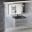 Single Floating Bathroom Vanity With Sink, Wall-Mounted Bathroom Storage Vanity Cabinet  For Bathroom