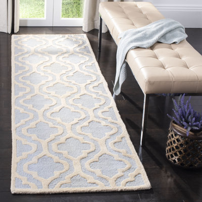 Tapis en laine touffeté à la main Cannen