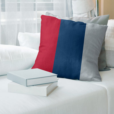 Striped Linen Reversible Throw Pillow