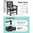 All-weather Hdpe Patio Dining Set With Umbrella Hole-115638685