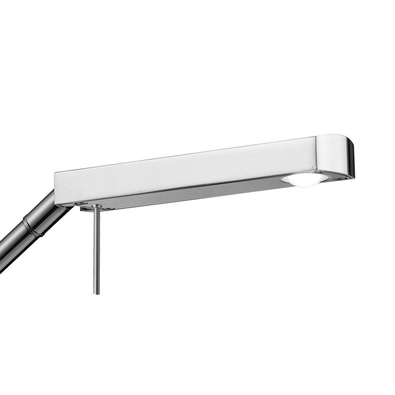 Rye LED Swing Arm Sconce, Polished Chrome