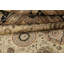 Tapis beige noué à la main de conception unique 10 pi 1 po x 14 pi 1 po Tabriz