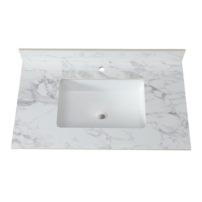 Undermount Rectangular Ceramic Sink