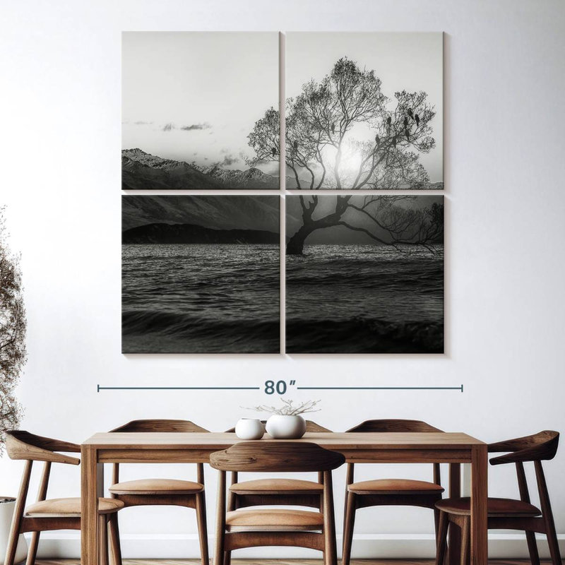 Lac Wanaka, BW, H 74 po x l 74 po