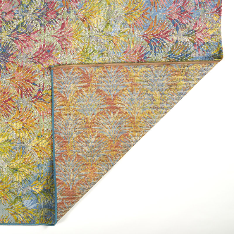 Tapis d'intérieur / extérieur en polypropylène tissé à la machine Timayah, 2 pi x 3 pi