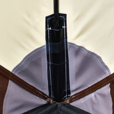 Pop Up Gazebo Tent, Pop-Up Screen Tent 6 Sided Canopy Sun Shelter With 6 Removable Privacy Wind Cloths & Mesh Windows, 12.5X12.5FT Quick Set Screen Tent With Mosquito Netting