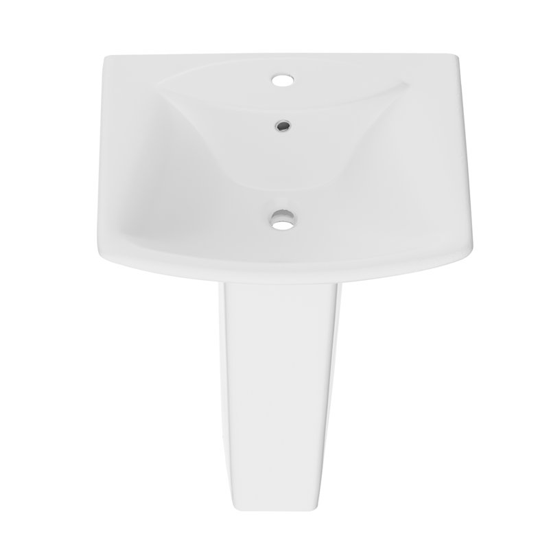 KOHLER Escale Vitreous China Pedestal in White KOHLER Escale Vitreous China Pedestal in White