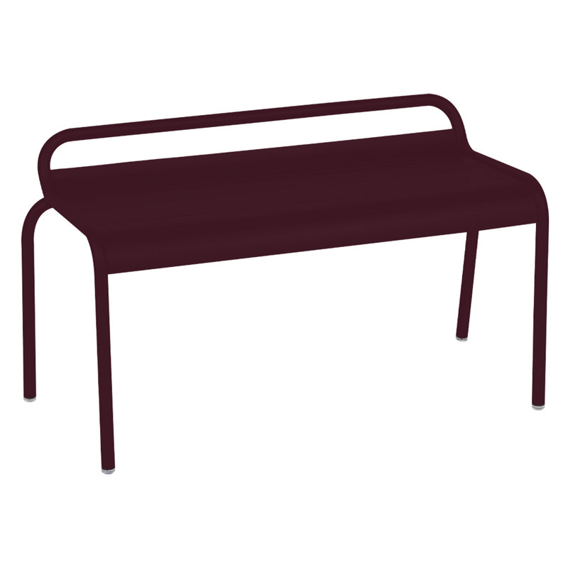 Banc de jardin en aluminium Luxembourg, Cerise noir